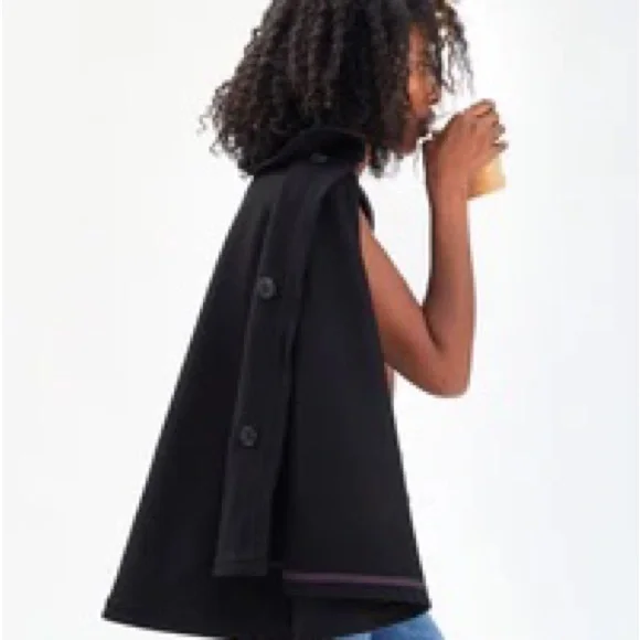Steven Alan x Clare V Wool Cape - Picture 8 of 8